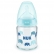 NUK First Choice - стъклено шише Temperature Control 120мл. със силиконов биберон за хранене 0-6мес. 1